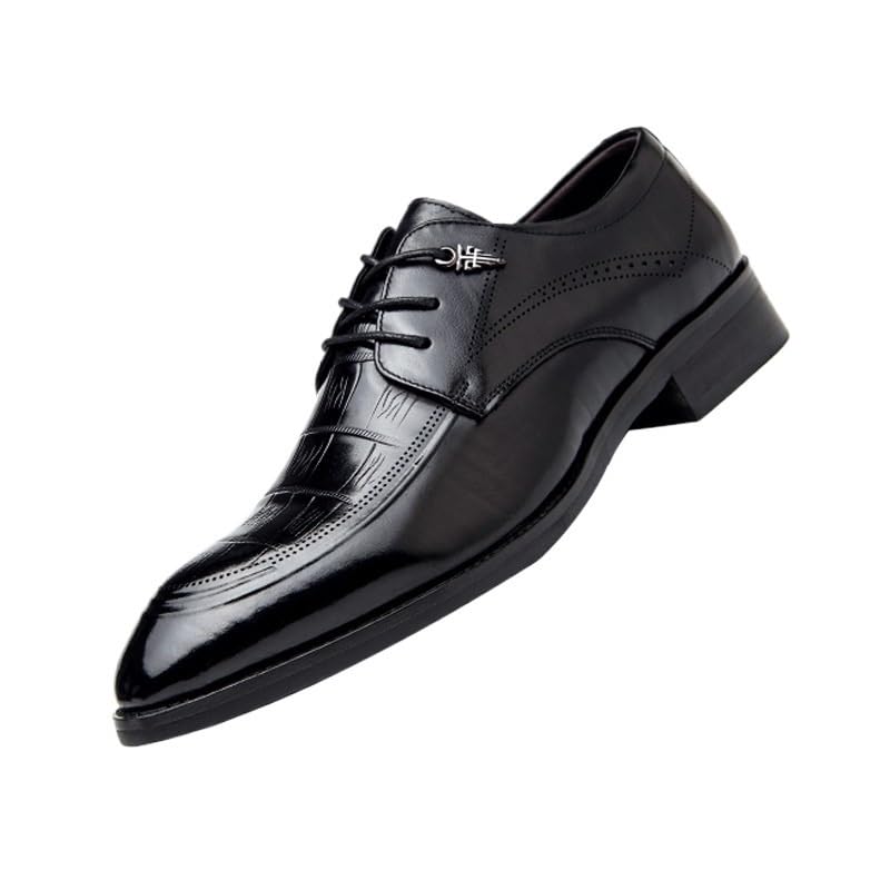 Men's Dress Shoes for Events Tuxedo Slim Oxford Shoes Lightweight & Breathable Men's Lace-up Shoes for Events