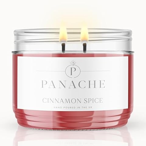 Panache Double Wicked Cinnamon Spice Candle Gift Cover