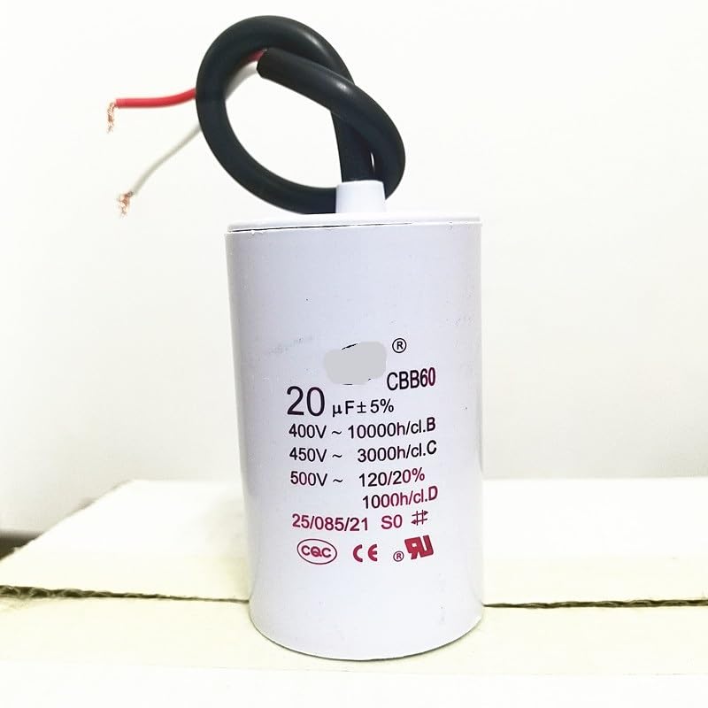 1pc CBB60 Start Capacitor Submersible Pump Electronic Starter Washing Machine 450V 100uf