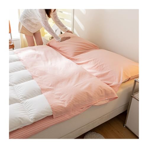 GBHMJU Saco de Dormir de algodón Lavado Ultraligero y Lavable, Saco de Dormir Ligero for Adultos, sábanas de Viaje for mochileros, hoteles, Camping, albergues(Pink,160x210cm-63x82)