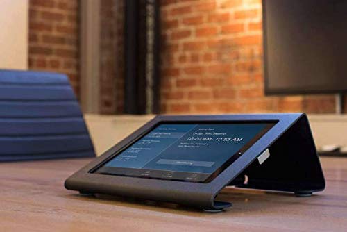 Heckler AV Meeting Room Secure Tablet Stand for Video Conferencing with PoE Texas' Power and Wired Data (Compatible w/ 10.2