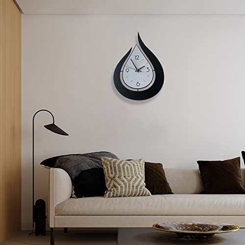 Shunzy Decorative Wall Clock For Living Room Decor, Modern Wall Clocks Battery Operated For Bedroom Kitchen Office Home, 20 Inch Acrylic Big Silent Creative Wall Clock Non Ticking #TOP3