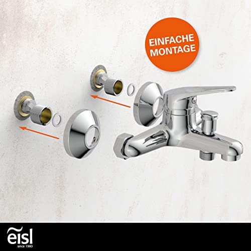 EISL Badewannenarmatur mit Einhebelmischer SPEED Chrom, Armatur für die Badewanne, Mischbatterie für die Badewanne in Chrom, NI023SCR