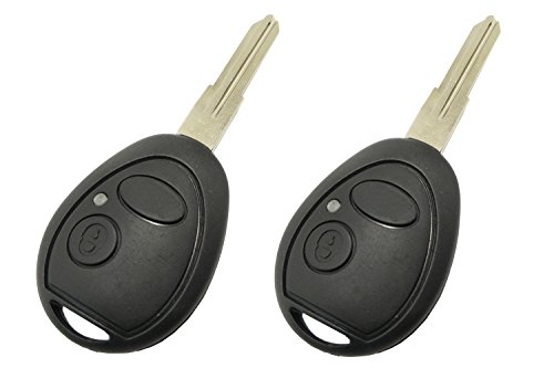 Horande Replacement Key Fob Cover Case fit for Land Rover Discovery Keyless Entry Remote Key Fob Shell (Pack 2)