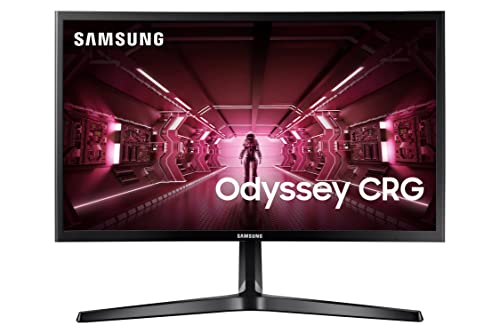 SAMSUNG 24" FHD 1080p CRG5 Curved Gaming Monitor, 144Hz, 4ms, Exclusive Gamer Settings, AMD Radeon FreeSync, Eye Saver Mode, 3000:1 Contrast Ratio, Black #1