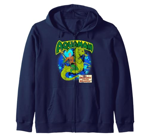 Image of Aquaman Black Manta | Official Movie Merch | WBUAQM04 Zip Hoodie
