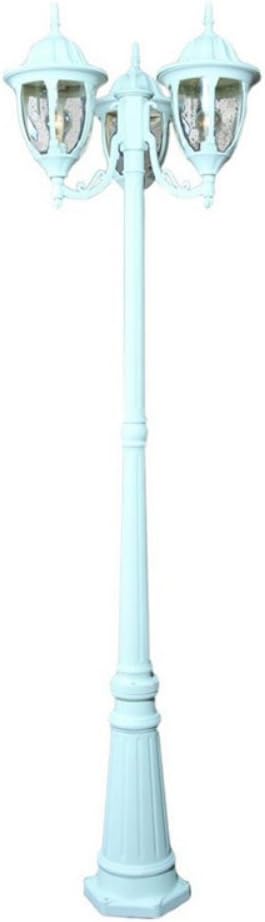 Acclaim 5069TW Suffolk Collection 3-Light Surface Mount Post Outdoor Fixture, Textured White