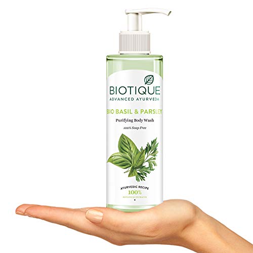 Biotique Basil & Parsley Revitalizing Body Wash | Soften Skin | Provides Natural Brightness | Deeply Cleanses | 100% Botanical Extracts | Suitable... - Image 4