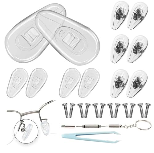 Eyeglass Nose Pads Repair Kit (6 Pairs)