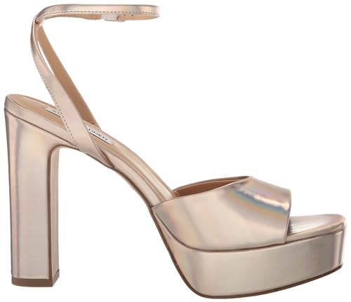 Steve Madden Women's Assured Heeled Sandal, Champagne, 10