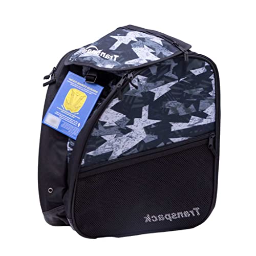 TRANSPACK Unisex XT1 Print Water-Resistant Travel Winter Sports 46L Ski/Snowboard Boot Helmet Goggles & Gear Backpack Bag, Gray Camo