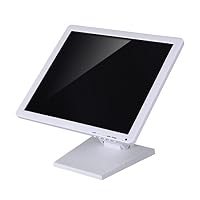 Wearson Verstellbarer LCD-Monitorständer, zusammenklappbar, VESA-Monitorständer mit VESA-Loch 75 x 75 mm, 100 x 100 mm (weiß) – Ansicht 5