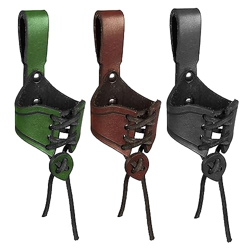Medieval Belt Mug Holder Cup Holder Belt Drinkware Part PU Leathers Waist Bag For Men Women Medieval Belt Horn Holders Leathers Waist Bag For Men Women Medieval Belt Horn Holder Medieval Belt Mug Cup - Thumbnail 3