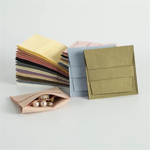 Bolsas de microfibra para joyas ideales para organizar tus viajes y tocador 6