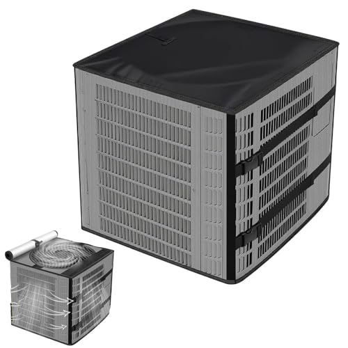 Abdeckung für externe Klimaanlagen, wasserdicht und atmungsaktiv, 32- 36 Zoll, Design, winddichter Schutz gegen Blätter und, Abdeckung für externe Kondensatoreinheiten