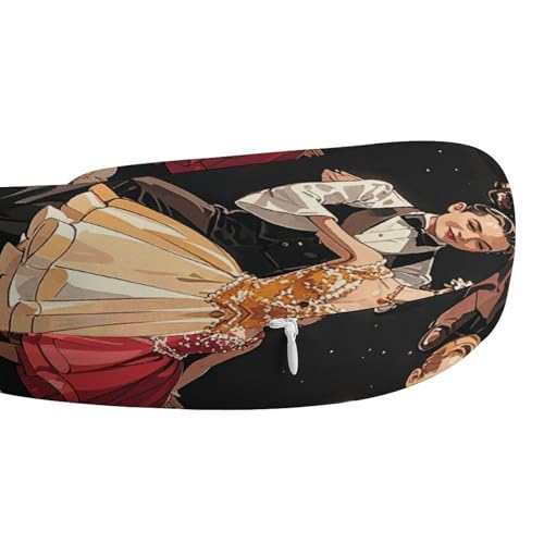 Almohada de viaje U de espuma viscoelástica 30x29 cm miniatura 4