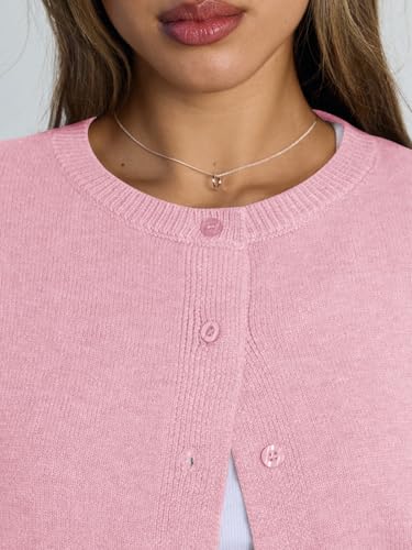 Image of Trendy Queen Cropped Cardigan Sweaters for Women Lightweight Y2k Fall Outfits Spring Fashion Clothes 2026