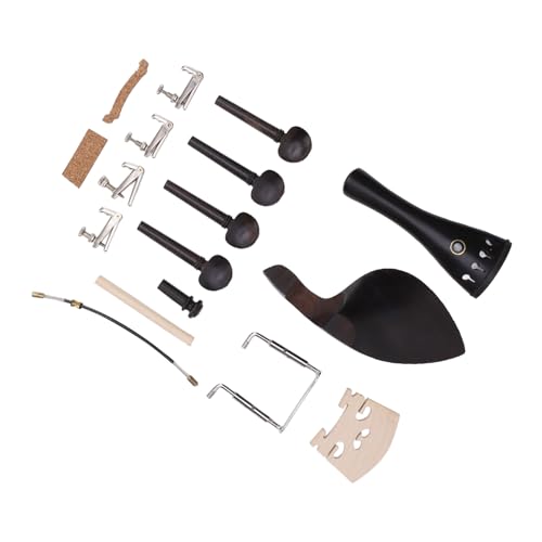 Kit accessoires violon ébène 3/4 4/4 complet pour lutherie - 6