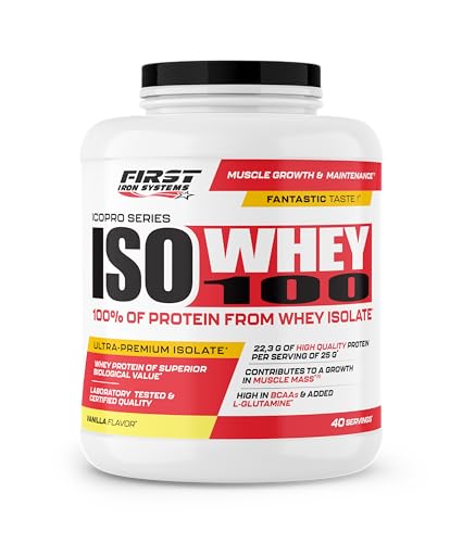 Iso whey 100 Vanille (proteine,whey, ni sucre, ni lactose, ni graisse)