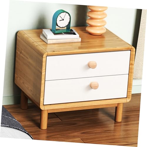 100 Boutons de Meuble Champignon en Bois Naturel pour Commode - 5