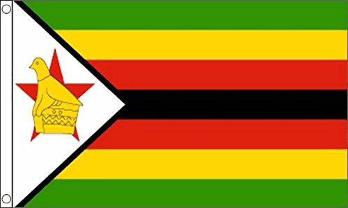 Flagtex Zimbabwe Small Flag 3ft x 2ft (90cm x 60cm)