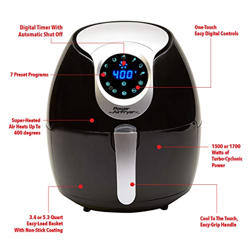 Power Air Fryer XL 5.3 Quart