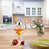 Lot de 4 distributeurs de bouteilles de iel en plastique transparent