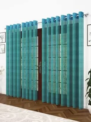 KL Decor Tissue net Transparent Curtains I Premium Screens for Home Office I Parda for LivingRoom,Bedroom Set of 4 (Size- 9 feet) Navy Blue (B0B9N2523Q) Amazon Price History, Amazon Price Tracker