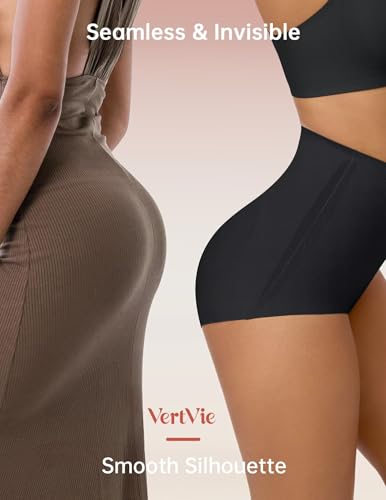Image of Vertvie Tummy Control Shapewear Shorts Butt Lifting Seamless | Breathable Micro-hole Fabric, High Waisted Body Shaper, Everyday Comfort, Thigh Slimmer, Invisible, Girdles for Under Dresses
