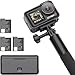 dji Osmo Action 5 Pro Pack Aventura: cámara Deportiva, Sensor 1/1.3", batería Aumentada a 12 h con 3 baterías, estabilización, 2 Pantallas táctiles OLED, cámara de acción para Viajes y Vlogs