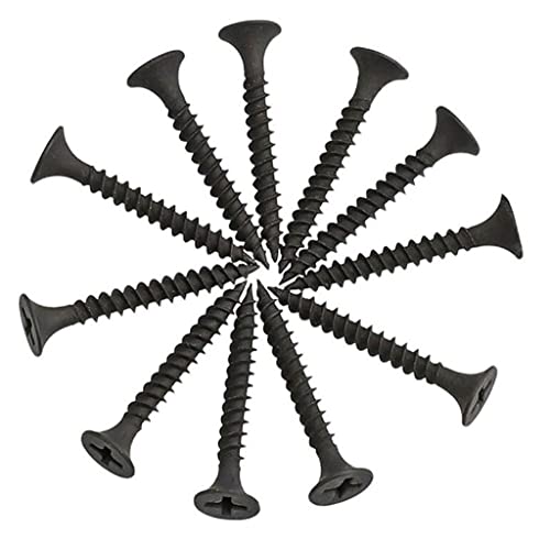 Vis noire autotaraudeuse M3.5 haute résistance pour plaques de gypse et bois