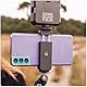MOJOGEAR Premium Handy Stativ Halterung - Halter mit Cold Shoe Mount und mit 1/4 Schraubloch - Universell Handyhalterung Adapter kompatibel mit iPhone und Samsung Smartphone u.m. - Mit Kaltschuh