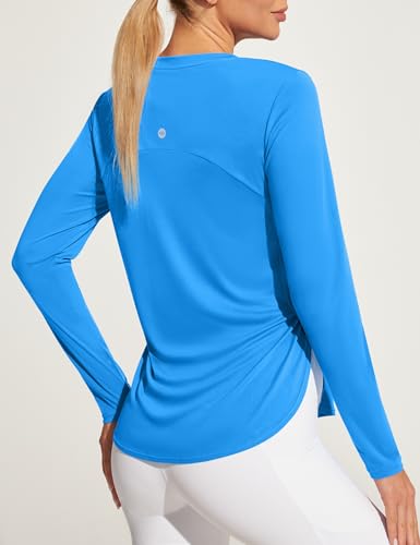Ewedoos Sun Shirts UPF 50+ Long Sleeve Workout Tops for Women Lightweight Quick Dry Sun Protection Clothing Hiking4