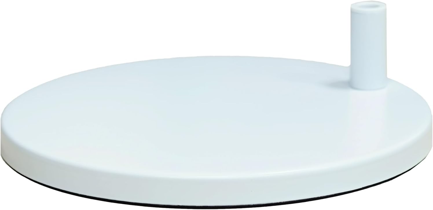 Desktop Base of LED Half Moon Light for Nail Desk (White)