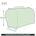 CHUN YI Set of 2 Stretch Sofa Armrest Covers Armchair Slipcovers, Washable Armchair Slipcover Arm Cover for Sofa Chair Recliner with Free Pins, Light Gray