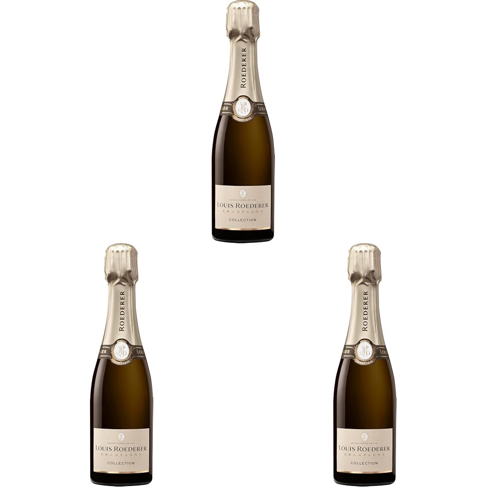 Louis Roederer Champagne Collection 246 Halbflasche Brut Champagner (1 x 0.375 l) (Packung mit 3)