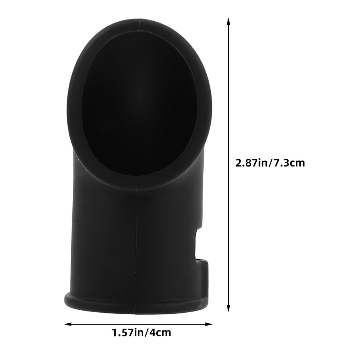 Angoily 2Pcs Black Silicone Steam Diverter Accessory for Pressure Cooker and Air Fryer Cooking Pot Accessory for Efficient Steam Release Compact and Easy to Store