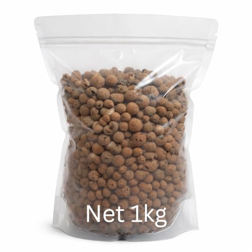 Desert Care 1kg Natural Clay Pebbles for Plants 100% Organic Hydroton Leca Balls for Indoor Plants 4mm-16mm Hydroponic Growing Gardening Orchids Drainage Decoration Aqua