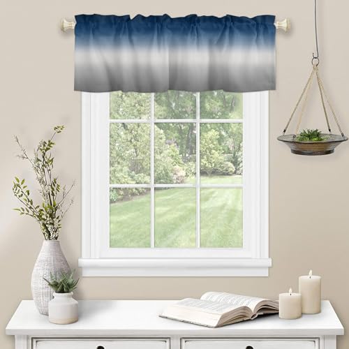 Cortina Con Cenefa Para Cocina, Color Degradado, Color Degradado, Color Degradado, Con Bolsillo Para Barra, Para Dormitorio, Sala De Estar, 42 X 12 Pulgadas Cortina Con Cenefa Para Cocina, Color Degradado, Color Degradado, Color Degradado, Con Bolsillo Para Barra, Para Dormitorio, Sala De Estar, 42 X 12 Pulgadas