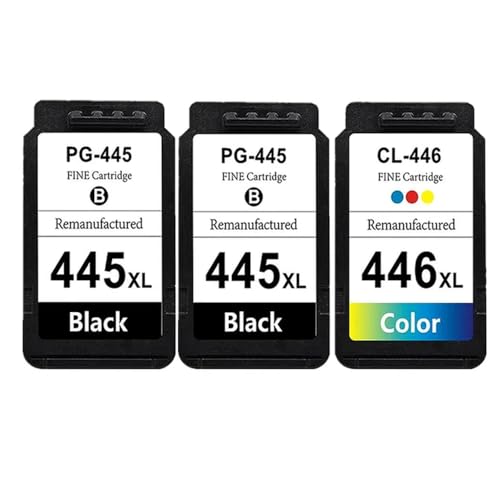 Cartouche d'encre PG 445 CL 446 XL compatible imprimante Pixma multipack de 3