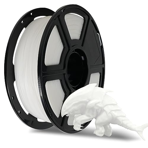 Image of FLASHFORGE Rapid PLA Filament 1.75mm White, Max 500mm /s High Speed Printing, 3D Printer Filament 1kg (2.2lbs) Spool, Dimensional Accuracy + /- 0.02mm, Enjoy Exceptional Print Quality