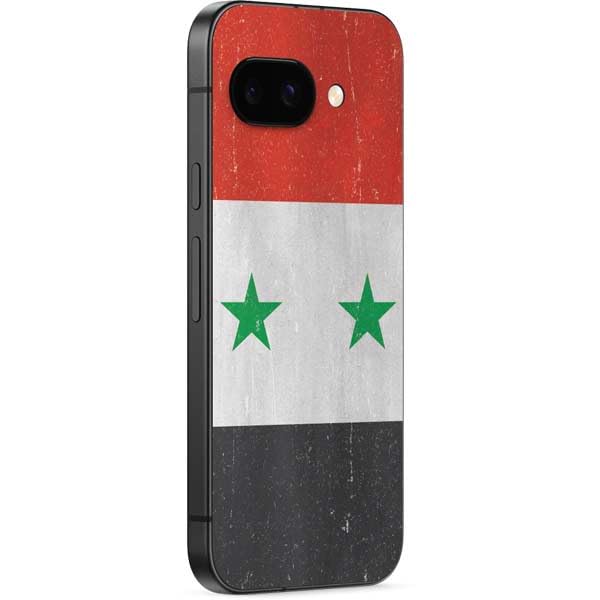 Skinit Decal Phone Skin Compatible with Google Pixel 9a - Syria Flag Distressed Design