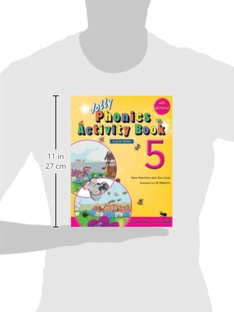Jolly Phonics Activity Book: In Print Letters (5) (Jolly Phonics