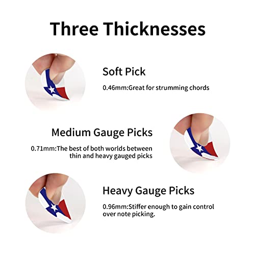 Lot de 12 médiators tendance et durables avec drapeau du Texas dans une boîte pour ukulélé guitare électrique basse - Les Beatles, Paul McCartney, John Lennon, RIngo Starr, George Harrison Lot de 12 médiators tendance et durables avec drapeau du Texas dans une boîte pour ukulélé guitare électrique basse – Image 6