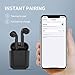 Bluetooth Earbuds Wireless Earbuds Bluetooth Headphones Earphones with 30H Playtime HiFi 3D Stereo Sound,IPX5 Waterproof Built-in Mic Earphones CVC8.0 Apt-X with Charging Case for Sports，Black