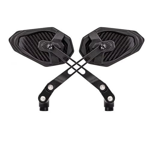 Espejos de moto de aluminio antivibración de 10mm para NC750X y maxiscooters