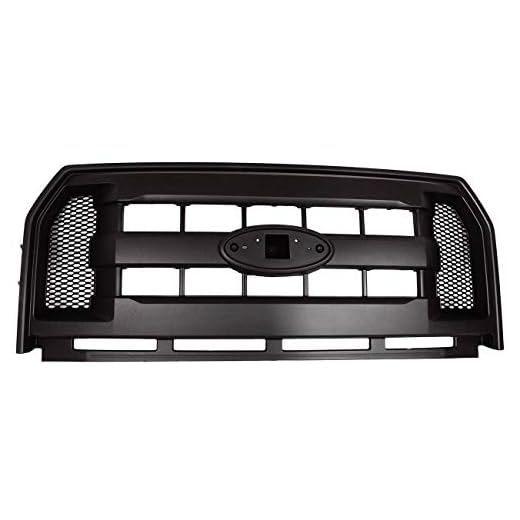 Bapmic FL3Z-8200-AA Front Black Honeycomb Mesh Hood Bumper Grill Grille For 2015-2017 Ford F150
