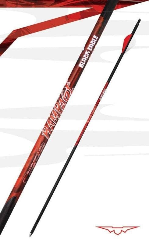 Black Eagle Rampage Fletched Arrows - .003" 6 Pack - 250