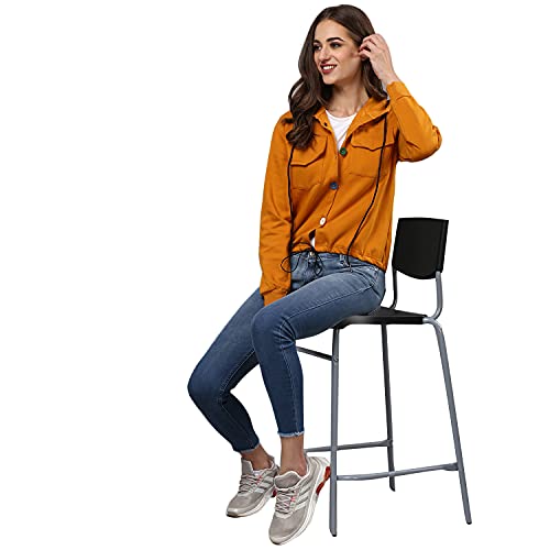 Image of Campus Sutra Cotton Women Crew Neck Sweatshirt