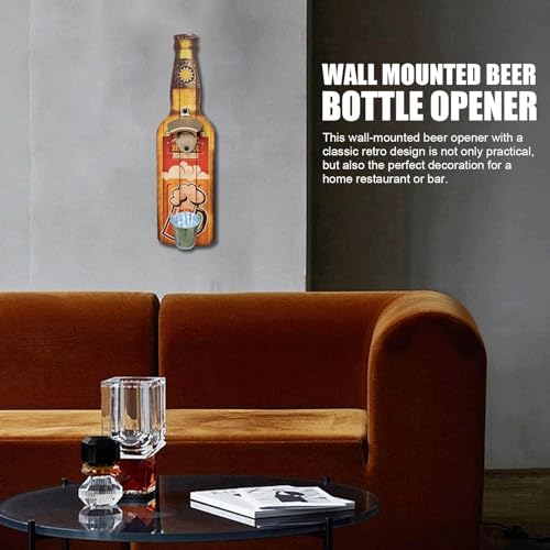 Décapsuleur mural pour homme le cadeau idéal avec bac à capsules - 4